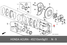 HONDA 45210-SM5-G51