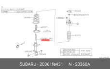 SUBARU 20361FE431