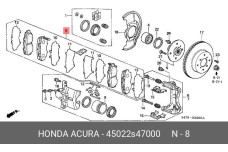 HONDA 45022-S47-000