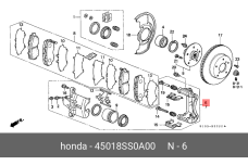 HONDA 45018-SS0-A00