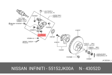 NISSAN 55152-JK00A