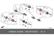 HONDA 44018-TE7-K51