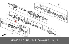 HONDA 44310-SM4-980