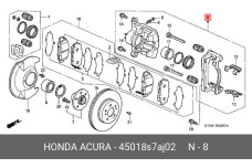 HONDA 45018-S7A-J02