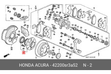 HONDA 42200-SR3-A52
