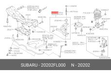 SUBARU 20202-FL000