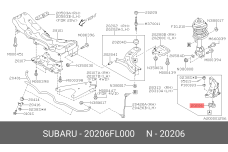 SUBARU 20206-FL000