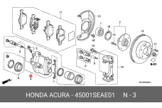 HONDA 45001-SEA-E01