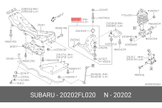 SUBARU 20202-FL020