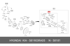 HYUNDAI / KIA 581903RA05
