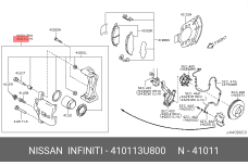 NISSAN 41011-3U800