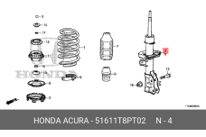 HONDA 51611-T8P-T02