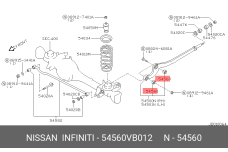NISSAN 54560-VB012