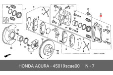 HONDA 45019-SCA-E00