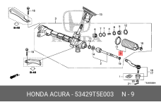 HONDA 53429-T5E-003