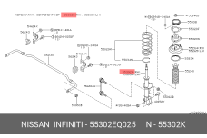 NISSAN 55302-EQ025