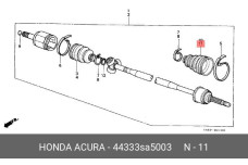 HONDA 44333-SA5-003