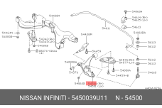 NISSAN 54500-39U11