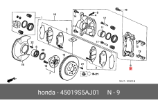 HONDA 45019-S5A-J01