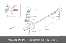 NISSAN 30610-40F53
