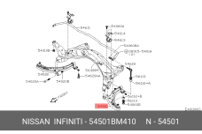 NISSAN 54501-BM410