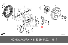 HONDA 43153-SM4-A02