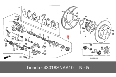 HONDA 43018-SNA-A10
