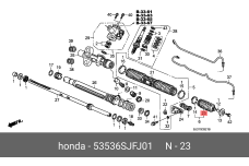 HONDA 53536-SJF-J01