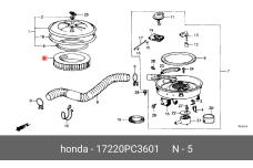 HONDA 17220-PC3-601