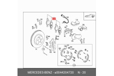 MERCEDES-BENZ A 004 420 47 20