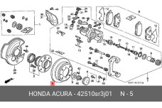 HONDA 42510-SR3-J01