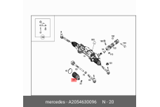 MERCEDES-BENZ A 205 463 00 96