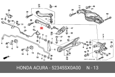 HONDA 52345-SX0-A00