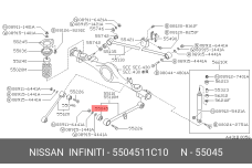 NISSAN 55045-11C10