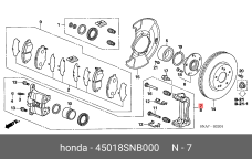 HONDA 45018-SNB-000