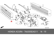 HONDA 76630-SEA-G11