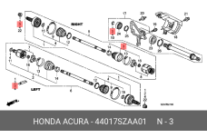 HONDA 44017-SZA-A01