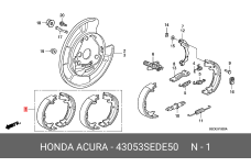 HONDA 43053-SED-E50