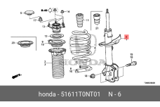 HONDA 51611-T0N-T01