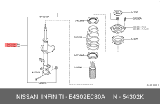 NISSAN E4302-EC80A