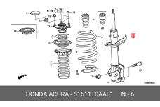 HONDA 51611-T0A-A01
