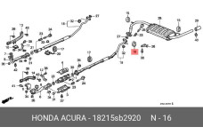 HONDA 18215-SB2-920