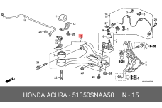 HONDA 51350-SNA-A50