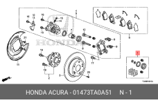 HONDA 01473-TA0-A51
