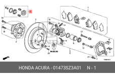 HONDA 01473-SZ3-A01