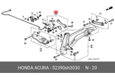 HONDA 52390-SH3-030