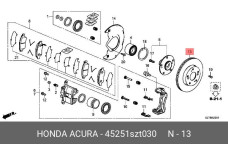 HONDA 45251-SZT-030