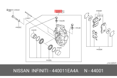 NISSAN 44001-1EA4A