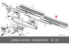 HONDA 76630-SF4-003
