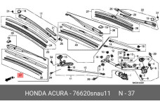 HONDA 76620-SNA-U11
